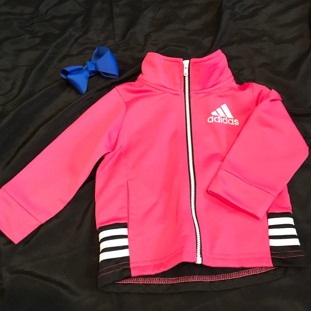 Adidas Hot Pink Zip-Up